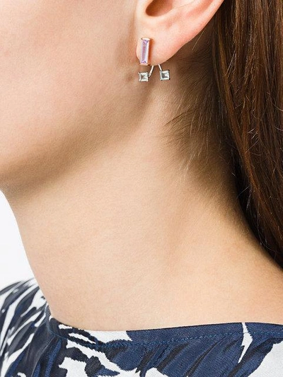 Shop V Jewellery Willa Ear Jackets Earrings - Metallic