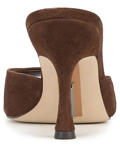 Sam Edelman Jeanie Sandals Java Brown Suede In Java Brown Suede