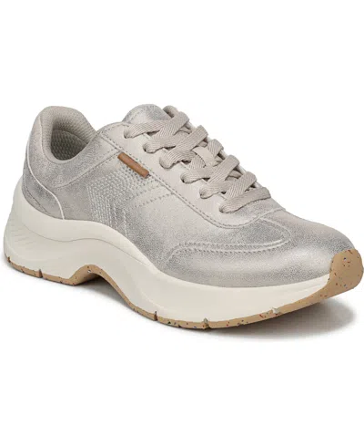 Dr. Scholl's Walk Mode Sneaker In Silver
