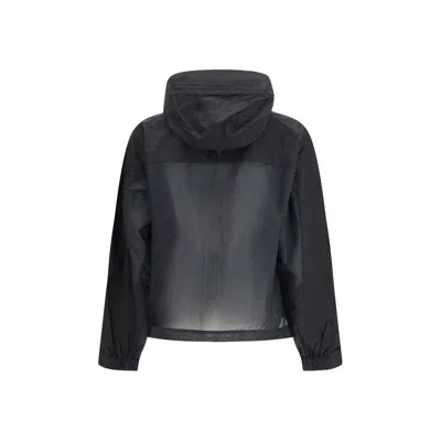 Y-3 Black Cotton Shell Jacket In Black