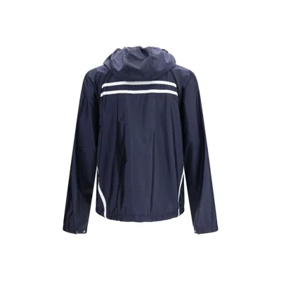 Prada Blue Nylon Shell Jacket In Blue