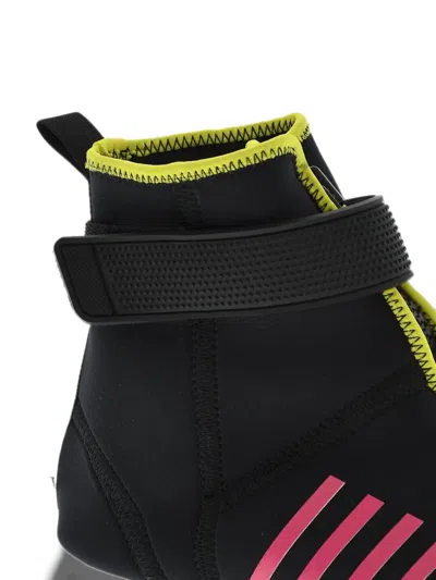 Dsquared2 Wave Touch-strap High-top Sneakers In Black