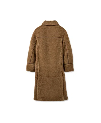 Ugg Sema Fluff Coat In Brown
