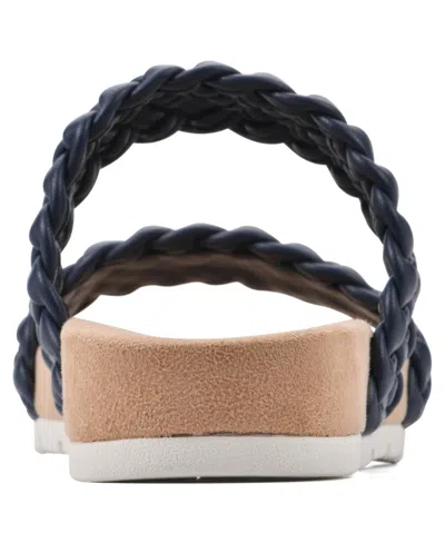 Cliffs By White Mountain Truly Slide Sneaker In Blue