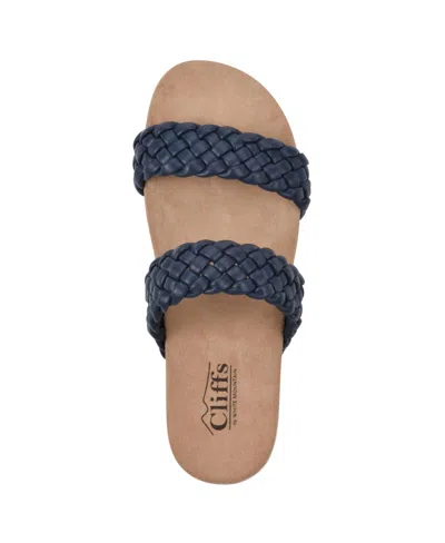 Cliffs By White Mountain Truly Slide Sneaker In Blue