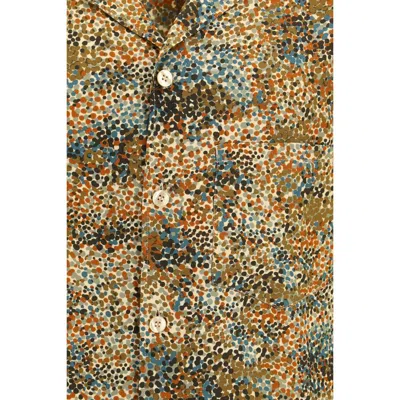 Saint Laurent Multicolor Viscose Pattern Shirt In Multi