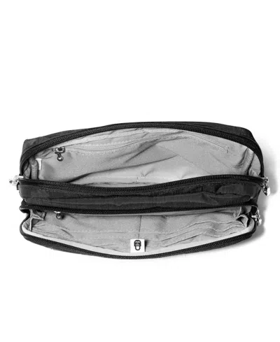 Baggallini Securtex Anti-theft Sling Belt Bag In Black