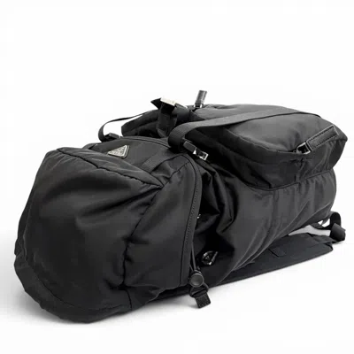 Pre-owned Prada Black Nylon Backpack ()