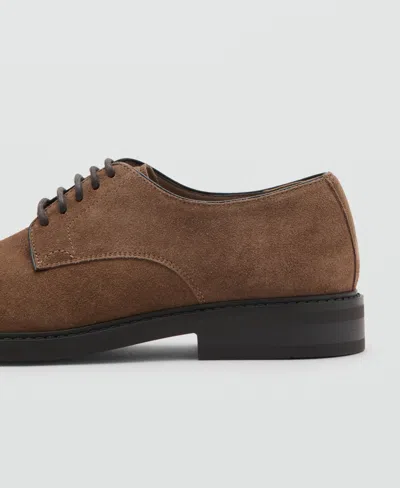 Mango Men's Leather Suit Shoes In Multi