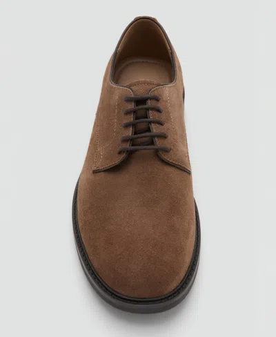 Mango Men's Leather Suit Shoes In Multi