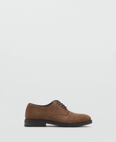 Mango Men's Leather Suit Shoes In Multi