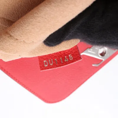 Pre-owned Louis Vuitton Red Color Ruby Leather Backpack Handbag () In Red Color, Ruby