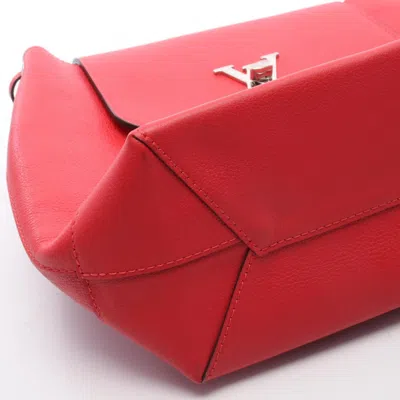 Pre-owned Louis Vuitton Red Color Ruby Leather Backpack Handbag () In Red Color, Ruby