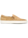 COMMON PROJECTS slip on trainers,SUEDE100%