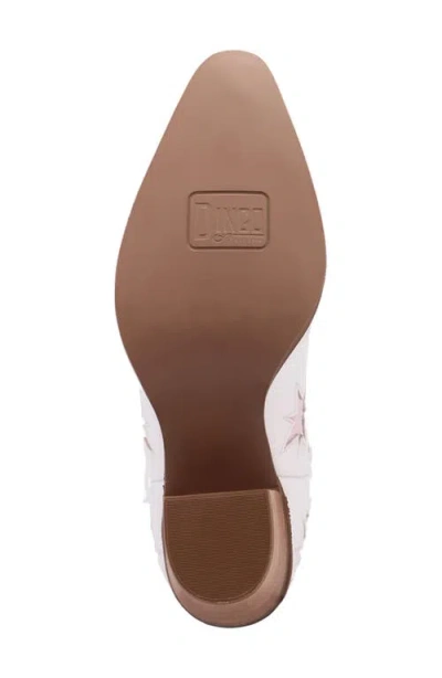 Dingo Starburst Western Boot In White