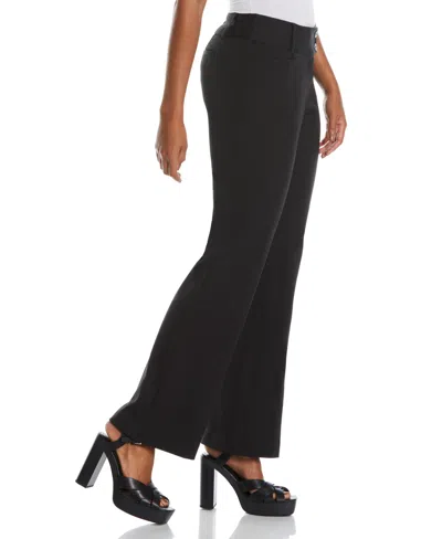 Rafaella Petite Curvy Fit Boot Cut Pants In Pattern
