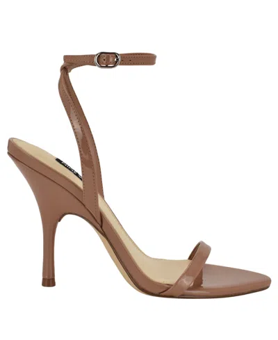 Nine West Villo Ankle Strap Sandal In Brown