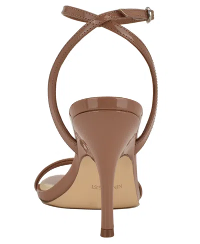 Nine West Villo Ankle Strap Sandal In Brown