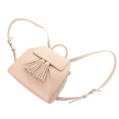 Pre-owned Tory Burch Pink Leather Backpack ()