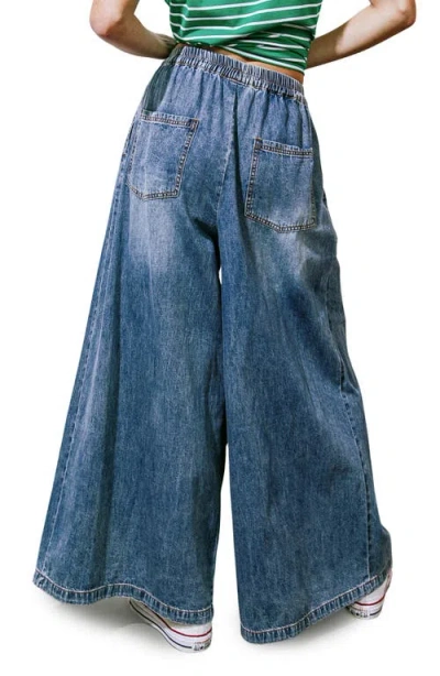 Freemarket Washed Denim Pant In Pattern
