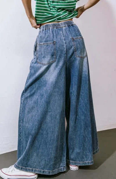 Freemarket Washed Denim Pant In Pattern