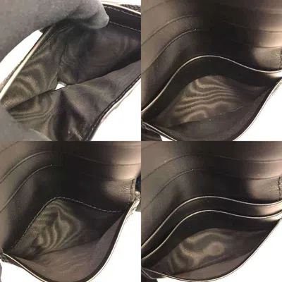 Pre-owned Prada Black Leather Wallet (bi-fold) ()