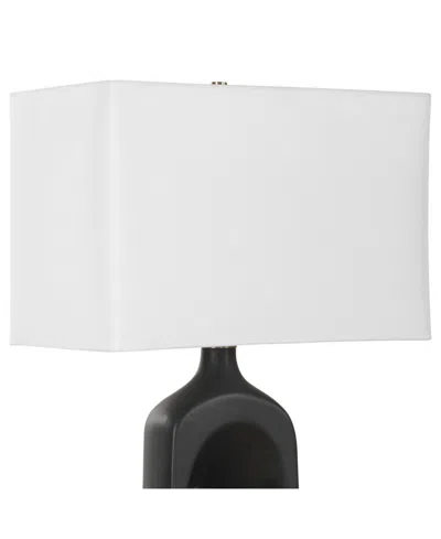 Uttermost Void 39" Ceramic Table Lamp In Black