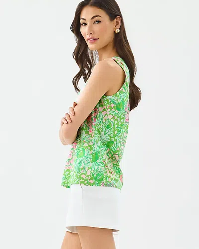 Lilly Pulitzer Dev Top In Green