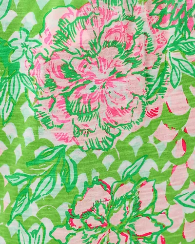 Lilly Pulitzer Dev Top In Green