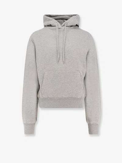 Entire Studios Drawstring Hooded Sweatshirt In Gray