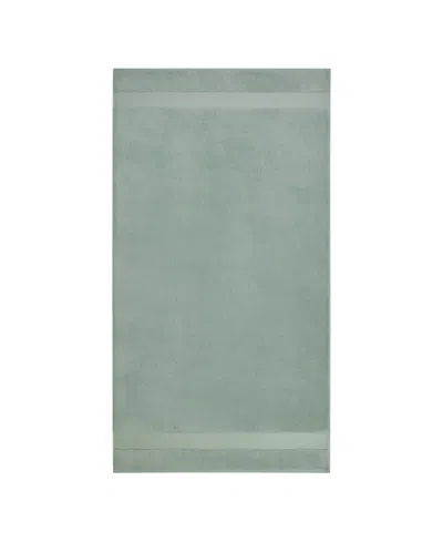 French Connection Solid Dobby 2-pc. Bath Sheet Set, 33" X 63" In Silt Green