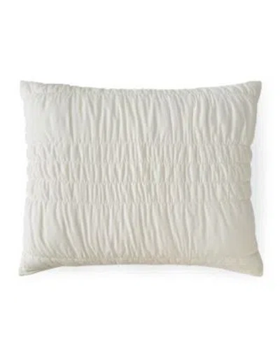 Ugg Devon Tide Ruched Quilt Set In Ivory