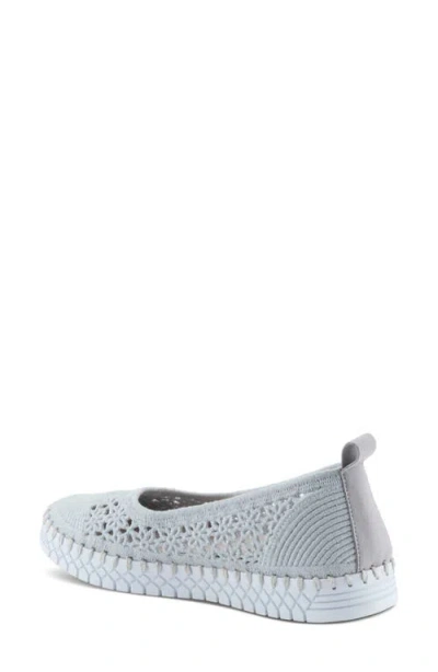 Patrizia By Spring Step Skyfall Flat In Light Grey
