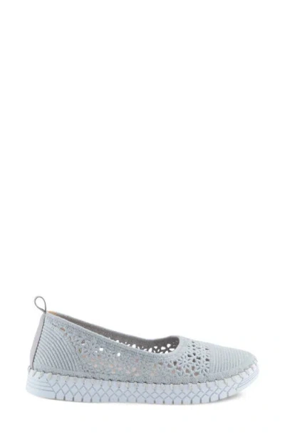 Patrizia By Spring Step Skyfall Flat In Light Grey