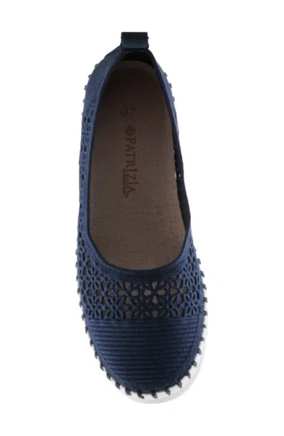 Patrizia By Spring Step Skyfall Flat In Navy