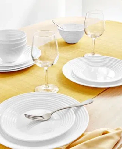 Arch Studio Opal Glass Dinnerware Collection Exclusively At Macys In White