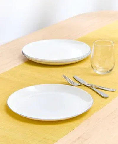 Arch Studio Opal Glass Dinnerware Collection Exclusively At Macys In White