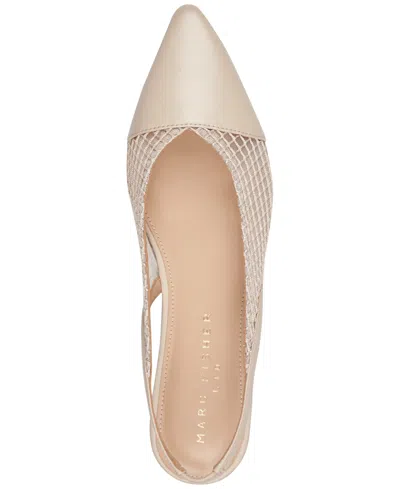 Marc Fisher Ltd Davin Pointed Toe Slingback Flat In Multi