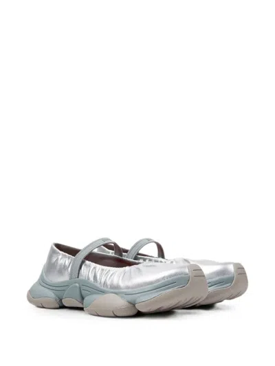 Camper Karst Leather Ballet Flats In Multi