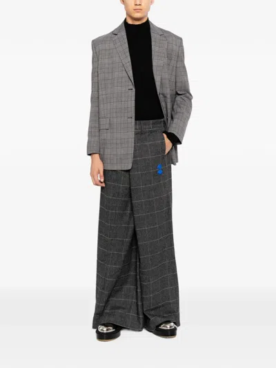 Off-white Oversize Pants In Gray