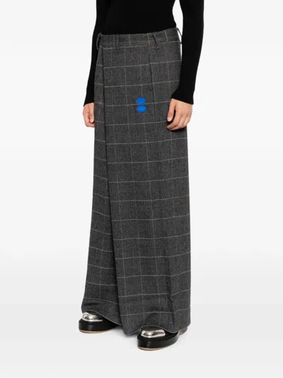 Off-white Oversize Pants In Gray