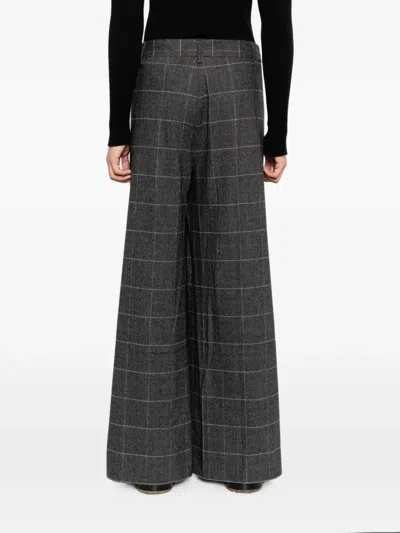 Off-white Oversize Pants In Gray