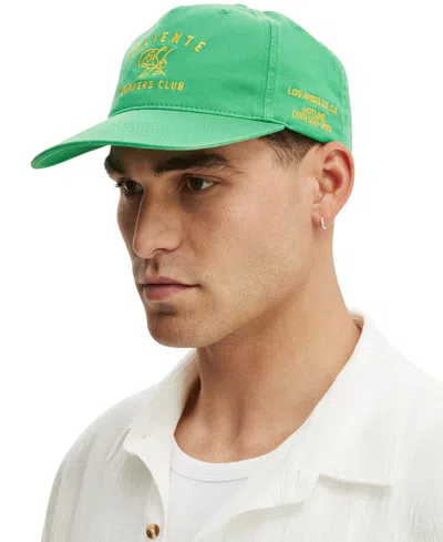 Cotton On Men's 5 Panel Hat In Green,valiente
