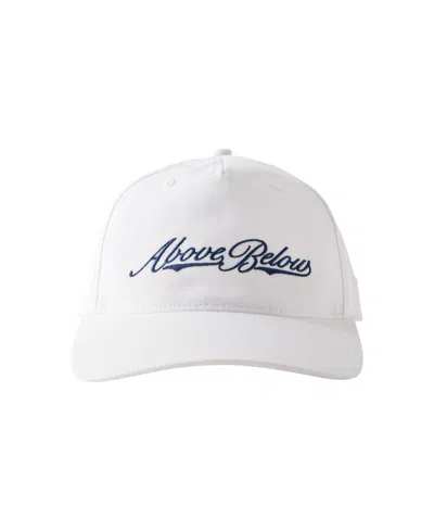 Cotton On Men's 5 Panel Hat In White,above Below
