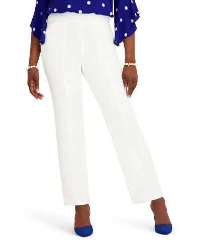 Kasper Gracie Pull-on Pant In White
