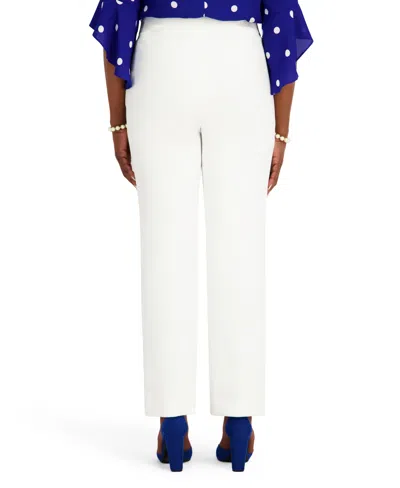 Kasper Gracie Pull-on Pant In White