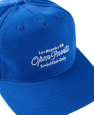 Cotton On Men's 5 Panel Hat In Blue,open Invite
