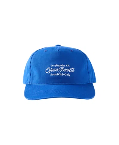 Cotton On Men's 5 Panel Hat In Blue,open Invite
