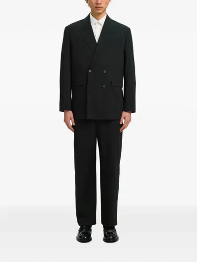 Selected Double-breasted Dinner Jacket In Black