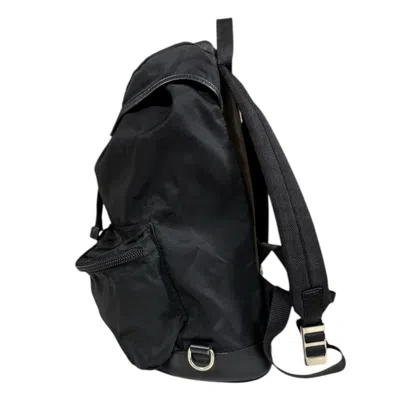 Pre-owned Prada Black Nero Nylon Backpack () In Black, Nero